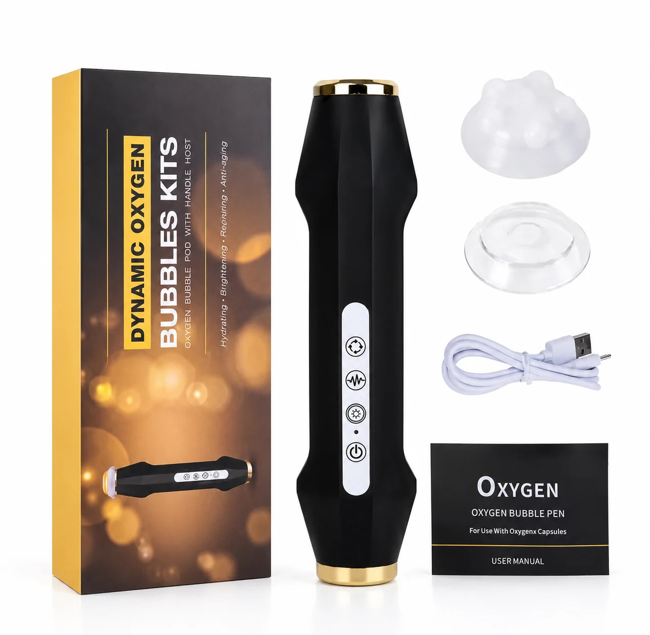Everything that comes in The Facial Pen box